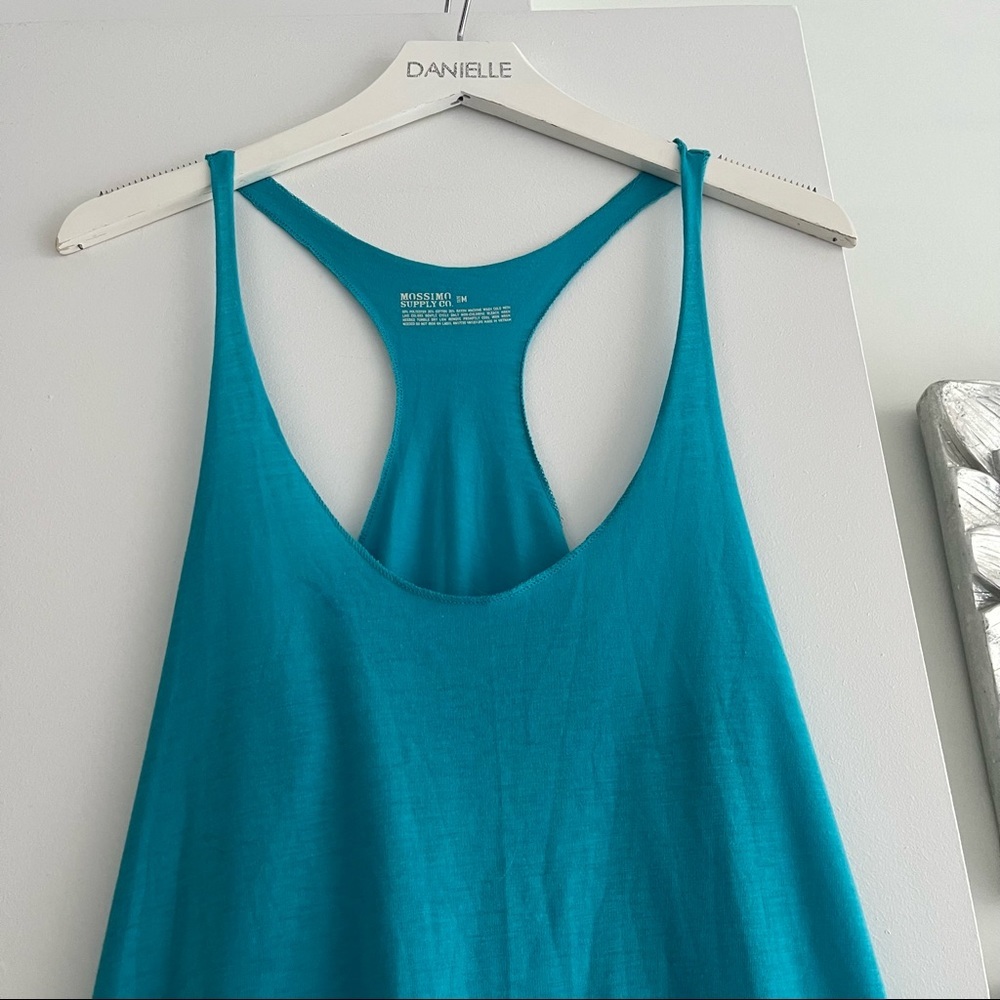MOSSIMO Blue Racerback Tank - Picture 2 of 5